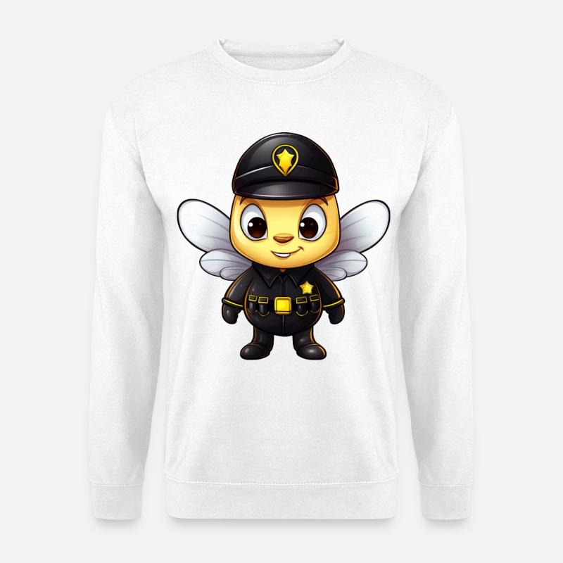 Bienen Polizei - Unisex Pullover - Weiß