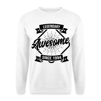 Anniversaire Vintage 1994 Légendaire & Génial - Sweat-shirt Unisexe - blanc - Devant