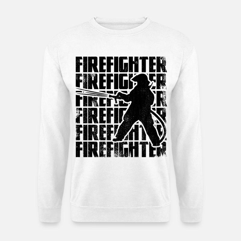 Feuerwehrmann - Unisex Pullover - Weiß