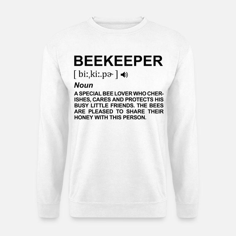 Beekeeper term - Unisex Sweatshirt - white