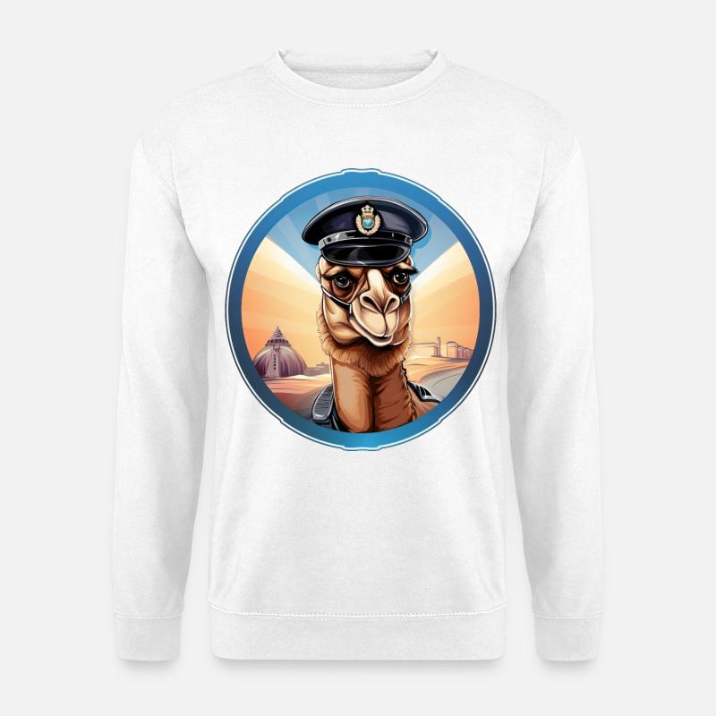 Police Camel - Unisex Sweatshirt - white