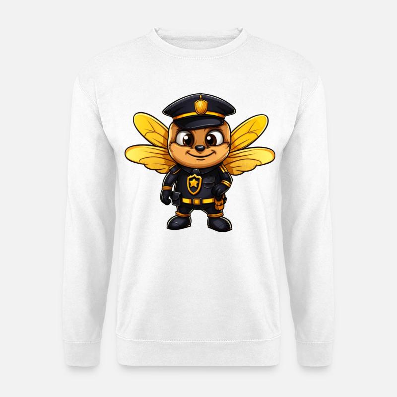 Polizei Biene - Unisex Pullover - Weiß
