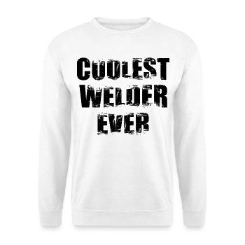 Coolest Welder Ever - Unisex Pullover - Weiß - Vorne