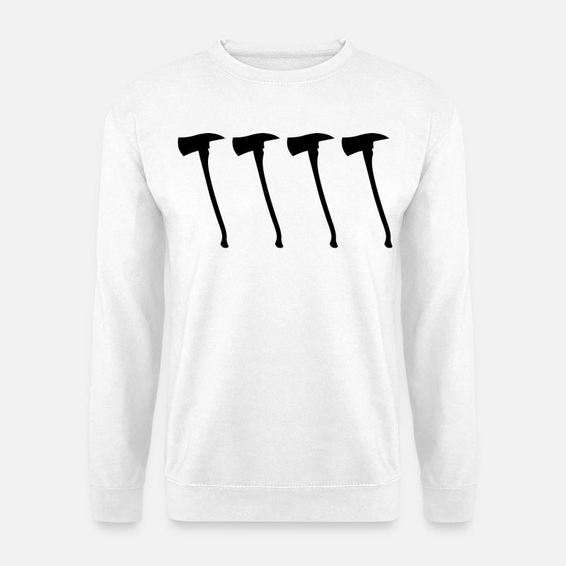 Feuerwehraxt - Unisex Pullover - Weiß