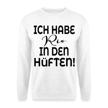 TANZEN HÜFTE TANZKURS - Unisex Pullover - Weiß - Vorne - Alina (178cm) & Michal (187cm)