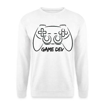 Videospielproduzent - Unisex Pullover - Weiß - Vorne
