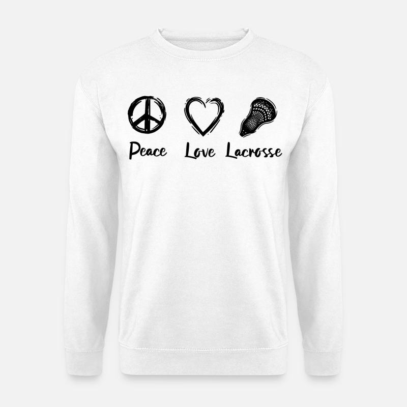 Lacrosse Routine - Unisex Sweatshirt - white