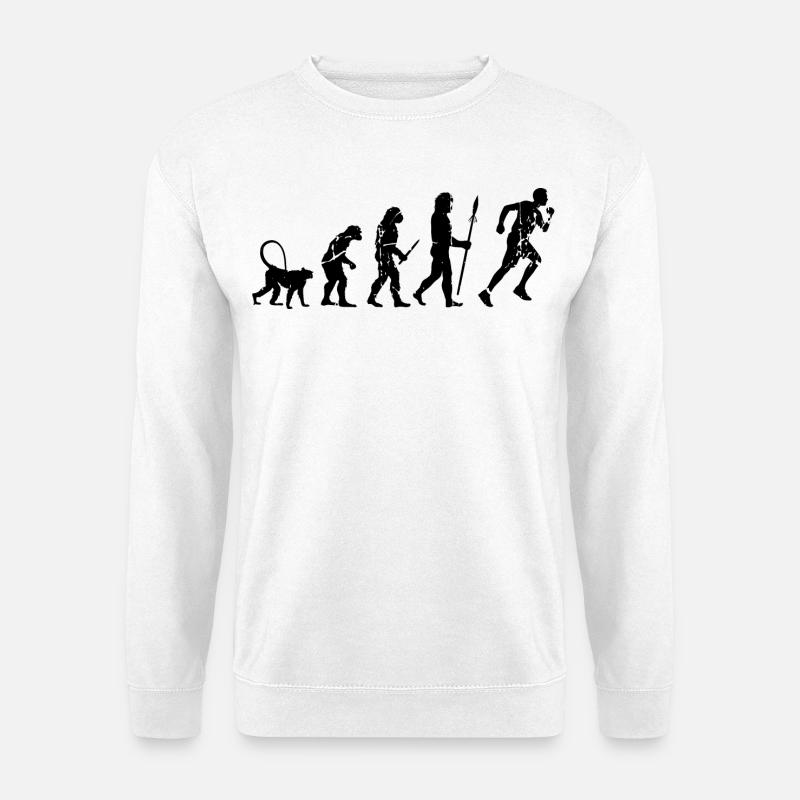Development of a runner - Unisex Sweatshirt - white