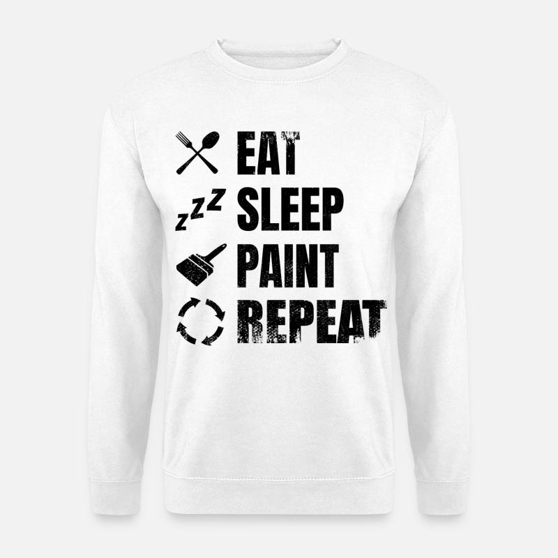 Painter Schedule - Unisex Sweatshirt - white