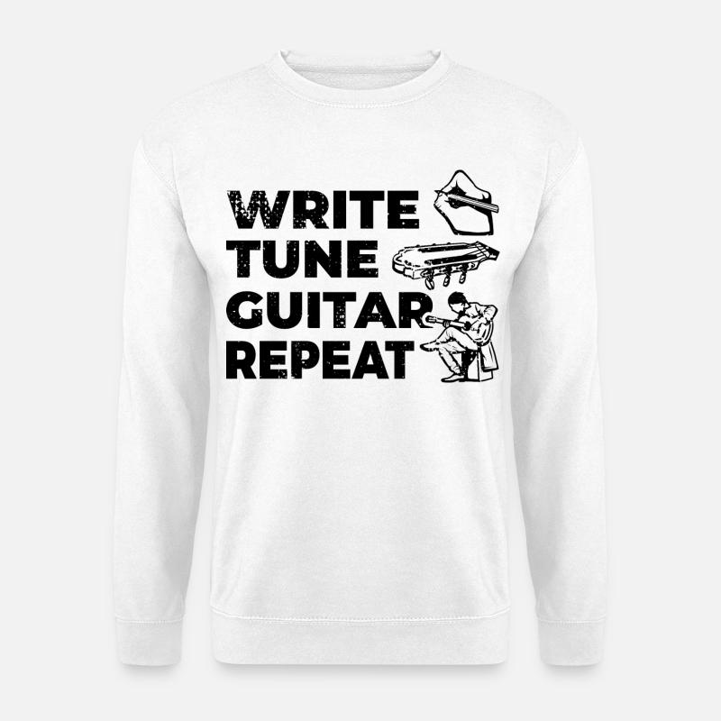 Gitarristenliebe - Unisex Pullover - Weiß