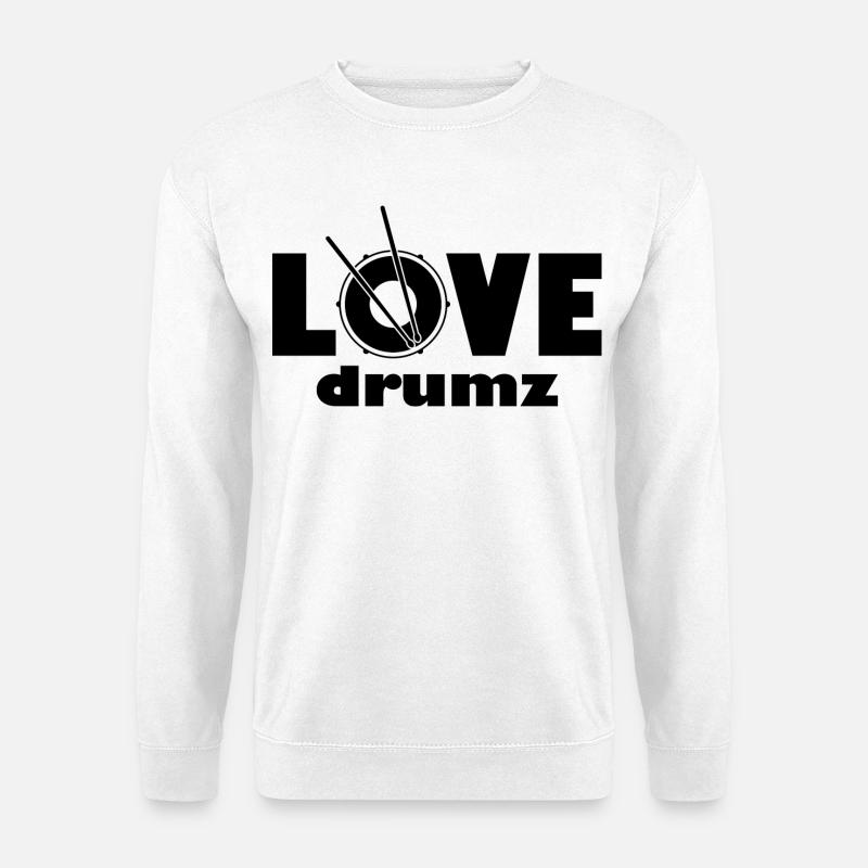 Liebe Drumz - Unisex Pullover - Weiß