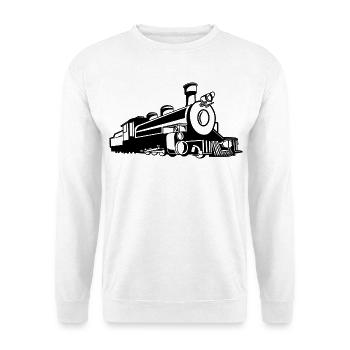 Retro Train Sketch - Unisex Sweatshirt - white - Front