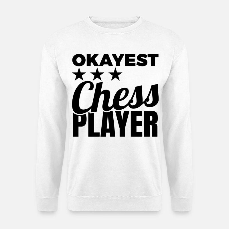 Funny Chess Player - Unisex Sweatshirt - white