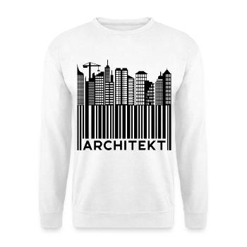 Architekt Spruch Job Karriere Beruf Arbeiter - Unisex Pullover - Weiß - Vorne