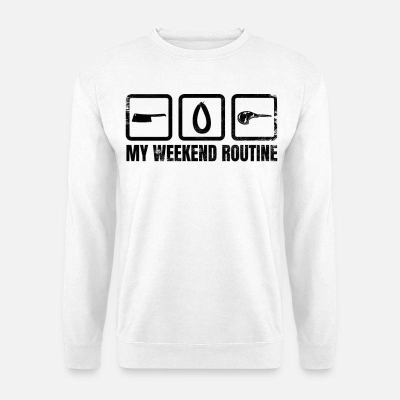 Fleischer Wochenende - Unisex Pullover - Weiß