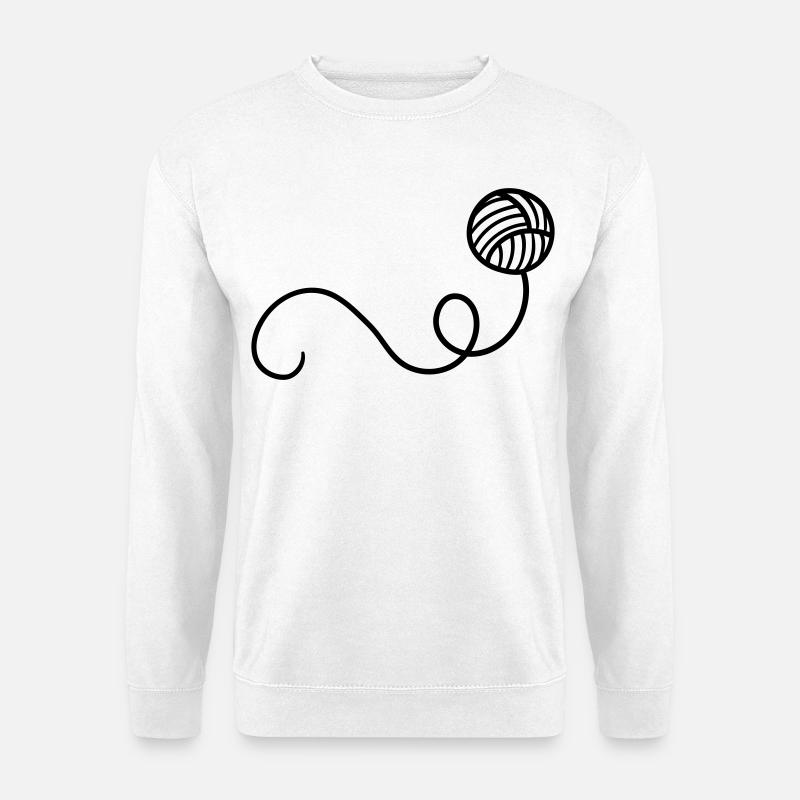 Boule de laine de dessin animé - Sweat-shirt Unisexe - blanc