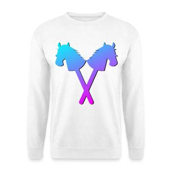 HOBBY HORSING - HOBBY HORSES - Unisex Sweatshirt - white - Front
