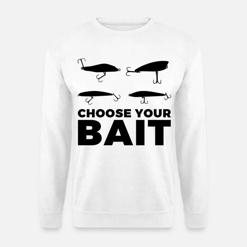 Fischköder - Unisex Pullover - Weiß
