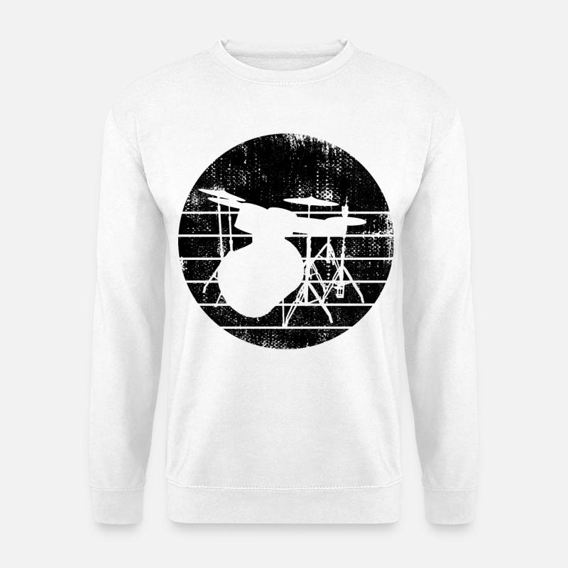 Percussion Drawing - Unisex Sweatshirt - white
