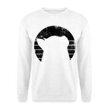 Chat - Sweat-shirt Unisexe - blanc - Devant