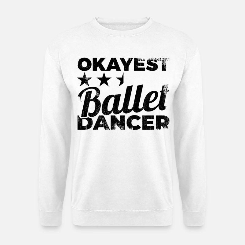 Average ballet dancer - Unisex Sweatshirt - white