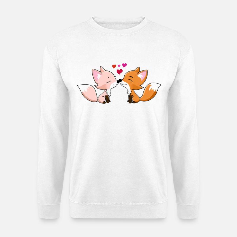 Fuchsverliebt - Unisex Pullover - Weiß