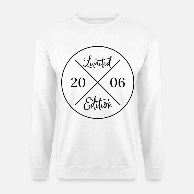 Limited Edition 2006 - 20. Geburtstag - Unisex Pullover - Weiß