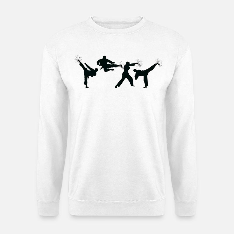 Karateka - Unisex Pullover - Weiß