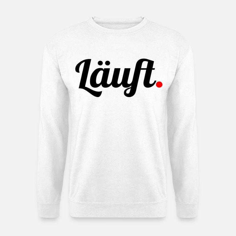 Läuft - Unisex Pullover - Weiß