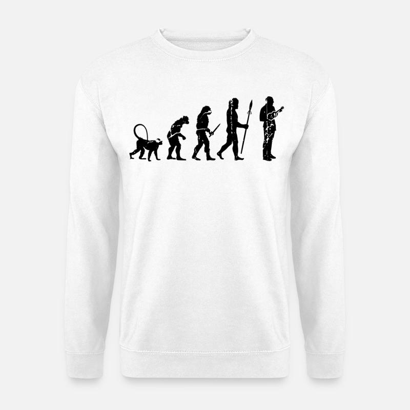 Developing a Ukulele Player - Unisex Sweatshirt - white