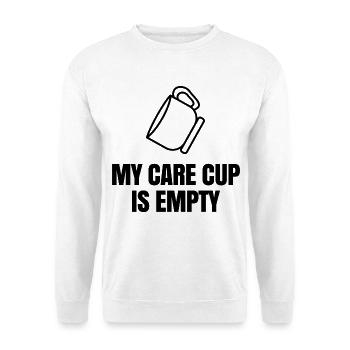 Cool dire que je m’en fous Chill - Sweat-shirt Unisexe - blanc - Devant