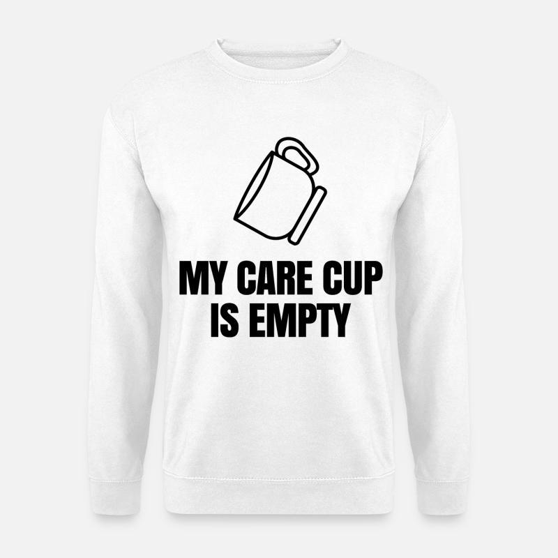 Cooler Spruch Egal Ist Mir Wurscht Chill - Unisex Pullover - Weiß