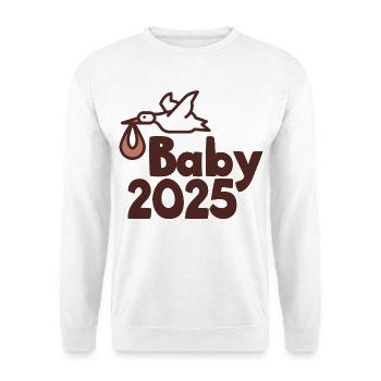 Stork Baby 2025 - Unisex Sweatshirt - white - Front