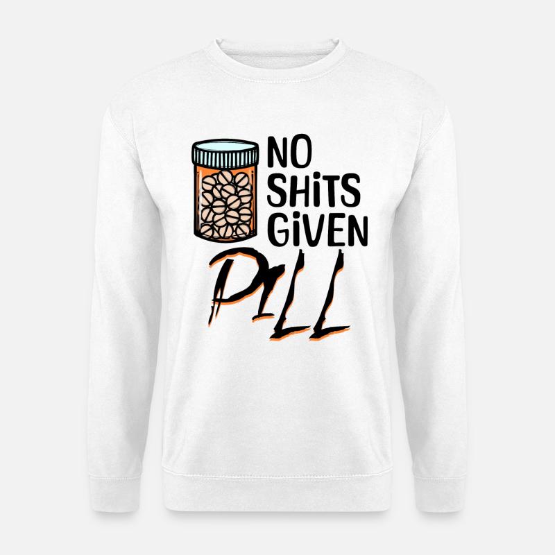 Gleichgültig Is Mir Egal Statement - Unisex Pullover - Weiß