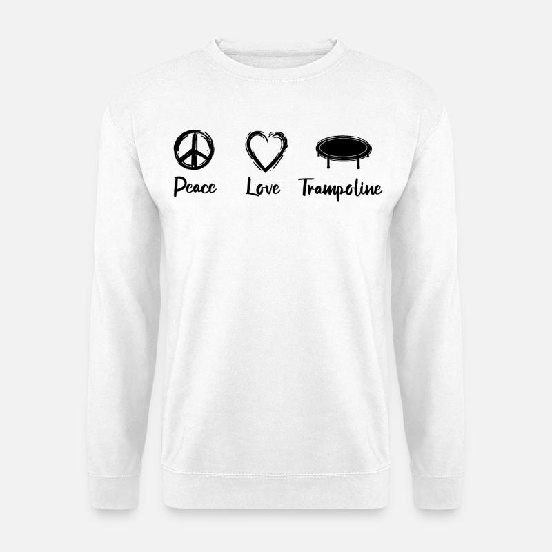 Trampolinspringen Motivation - Unisex Pullover - Weiß