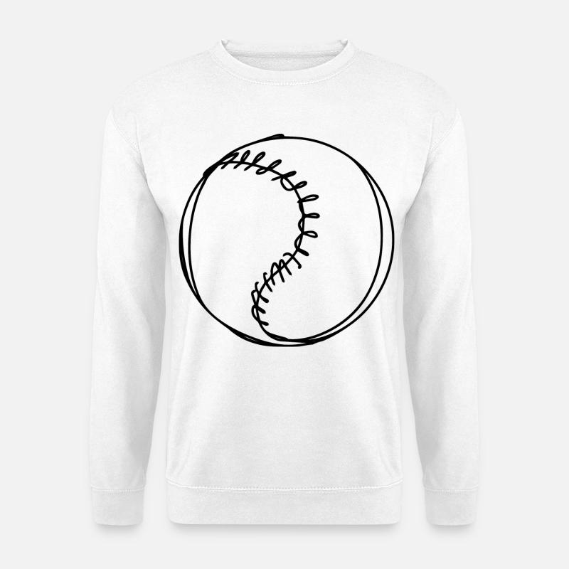 Baseball Ball - Unisex Pullover - Weiß
