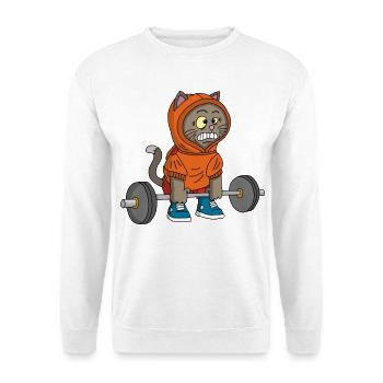 The power of the kitten - Unisex Sweatshirt - white - Front