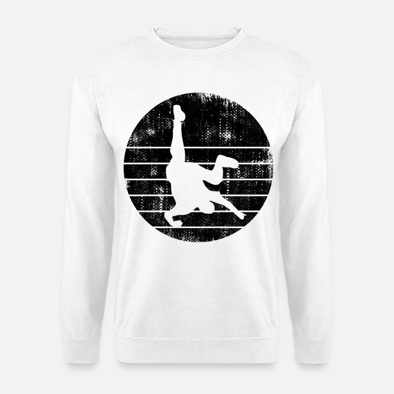 Breakdancer - Unisex Pullover - Weiß