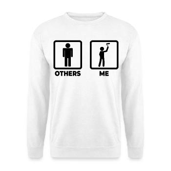 Peintre et décorateur - Sweat-shirt Unisexe - blanc - Devant