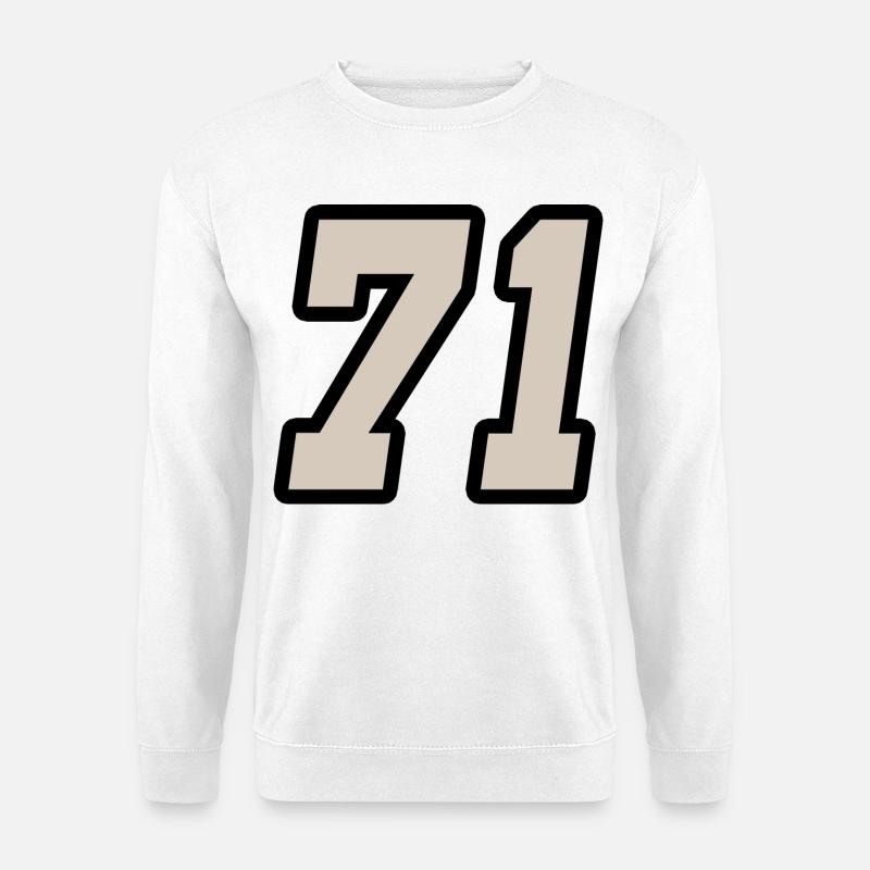 Nummer einundsiebzig 71 - Unisex Pullover - Weiß