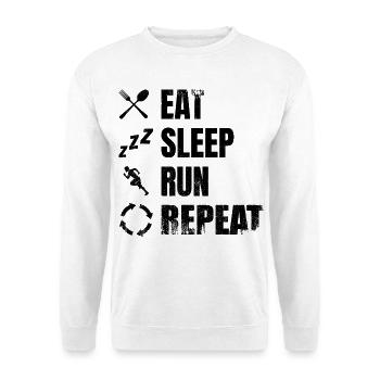 Drôle de coureur - Sweat-shirt Unisexe - blanc - Devant