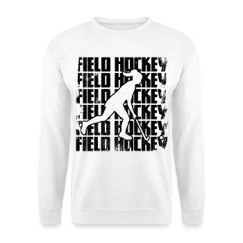 Hockey - Unisex Pullover - Weiß - Vorne