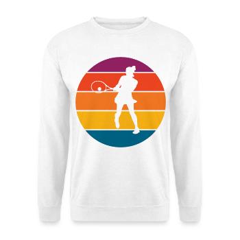 Tennis - Sweat-shirt Unisexe - blanc - Devant