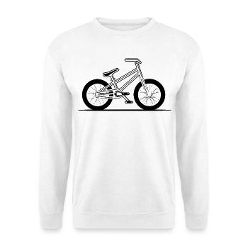 BMX Bicycle Sketch - Unisex Sweatshirt - white - Front