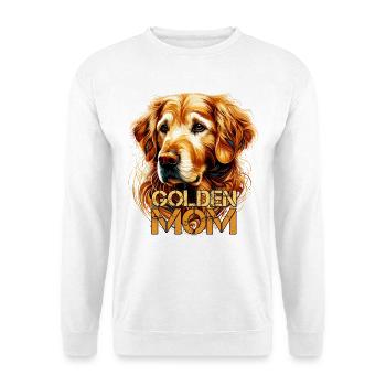 Golden Retriever Golden Mom Hund Geschenk - Unisex Pullover - Weiß - Vorne