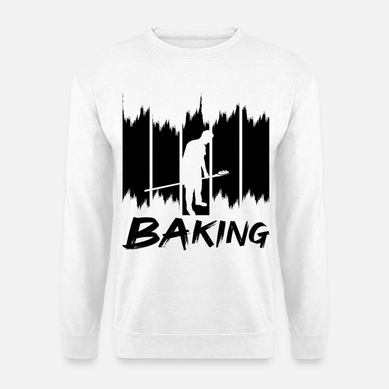 Backen - Unisex Pullover - Weiß