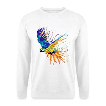 Bird, Tropical, Africa, Animal Lover, Parrot, Animal - Unisex Sweatshirt - white - Front