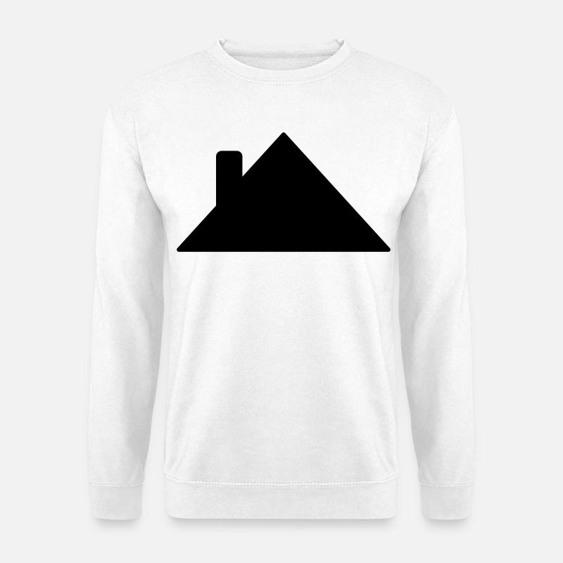 Dach - Unisex Pullover - Weiß