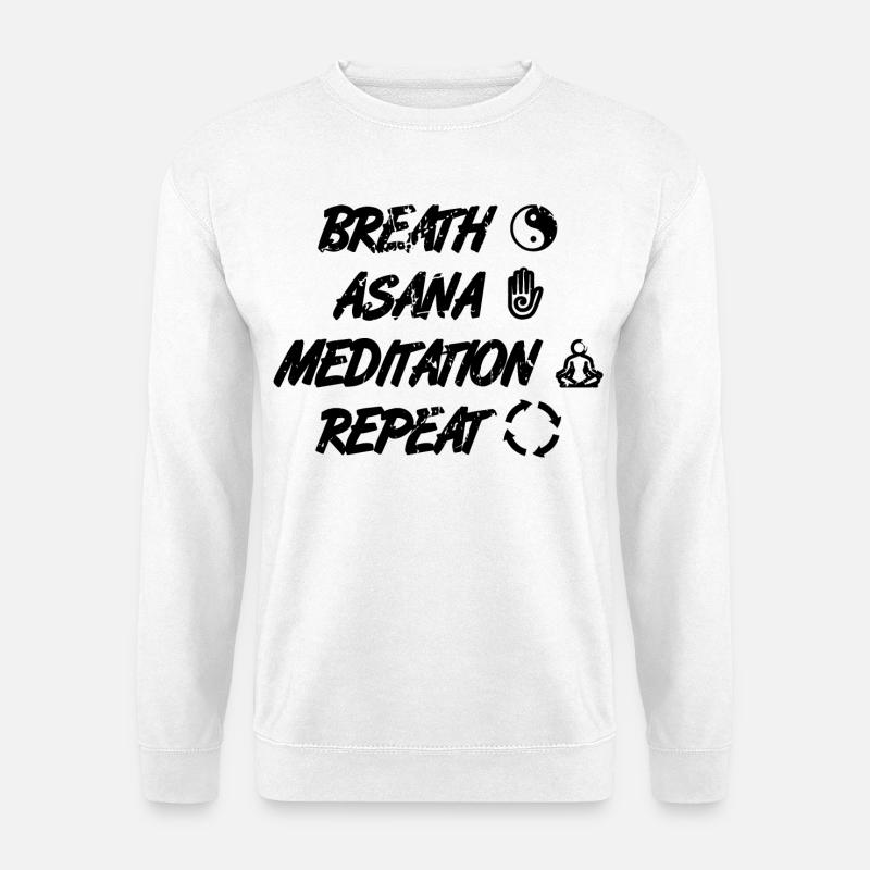 Yoga Motivation - Unisex Pullover - Weiß