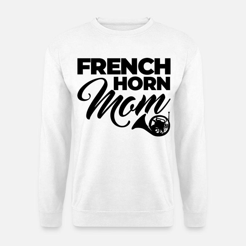 Waldhorn Mama - Unisex Pullover - Weiß